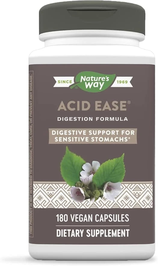 Nature's Way Acid-Ease Digestion Formula, Digestive 180 Vegan