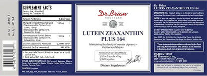 Dr. Brian Eye Vitamins Lutein & 16mg Zeaxanthin 4mg Astaxanthin 5mg Vitamin 2333iu Vitamin 9iu for