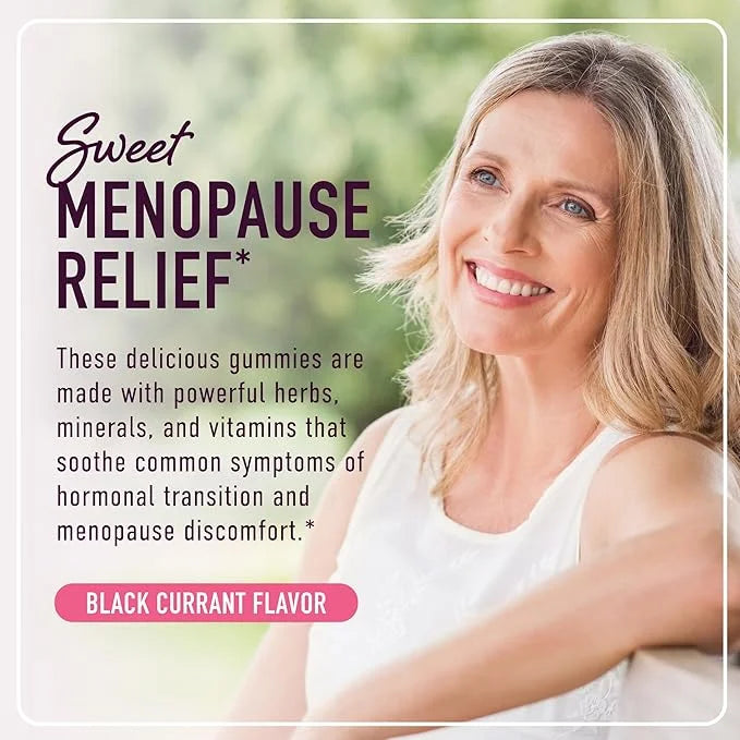 Menopause Support Gummies | Hormone Balance Relief for Hot Flashes, Night Sweats, Mood Swings, & Bloating | with Phytoestr...
