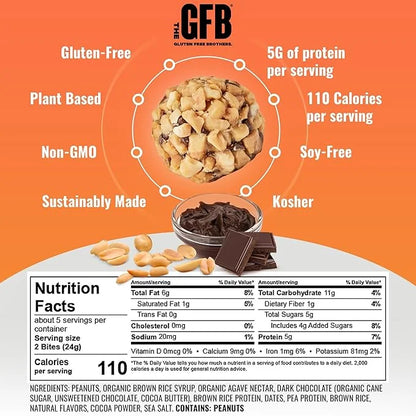 The GFB Variety Pack Protein Bites - Gluten Free, Plant Based, Non GMO, Sustainably Made – Ridiculously Tasty, Healthy, Ve...