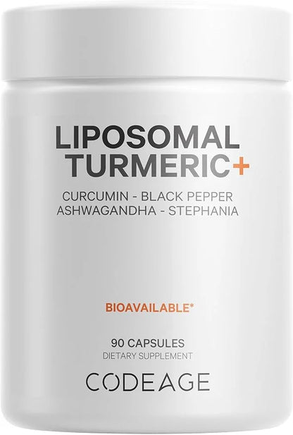 Codeage Organic Turmeric Supplement 95% Curcumin 90 Capsules