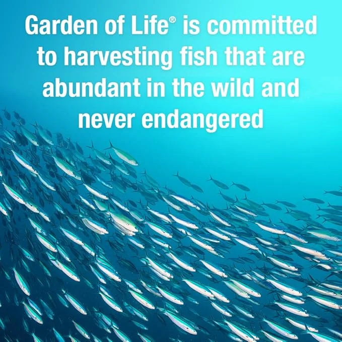 Garden of Life Oceans Mom Prenatal 3 Fish 350mg Prenatal 30 Small