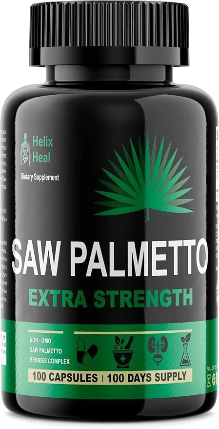 Saw Palmetto for Men - Prostate Health Supplements for Men Urinary Health - Natural DHT Blocker, 500mg Extra Strength Hair...