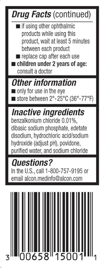Pataday Once Daily Relief Allergy Eye 2.5 ml 1)