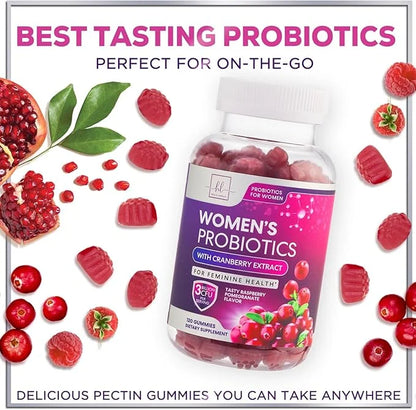 Women's Probiotic - Probiotics for Women 3 Billion 120 Gummies