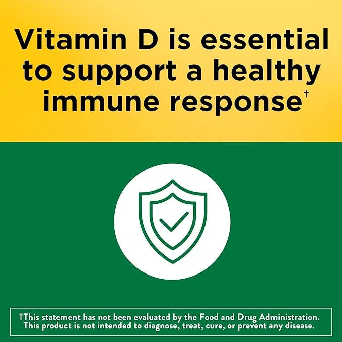 Nature Made Vitamin D3 2000 IU (50 mcg), 90 Softgels, 90 Day