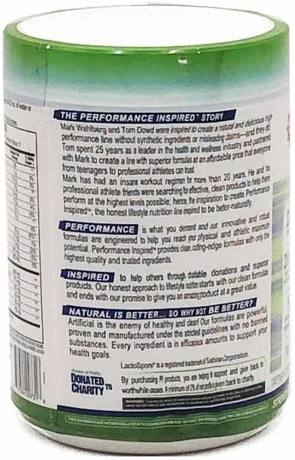 Performance Inspired Nutrition Plant-Based Protein Powder 20G - 1B Probiotics 1.5 Lb