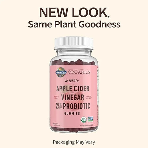 Garden of Life Apple Cider Vinegar 2 Billion B12-60 Vegan,