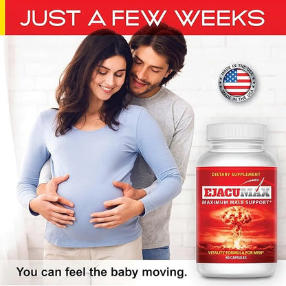 Ejacumax Vitality- Prenatal Vitamins for Men- 60 Capsules
