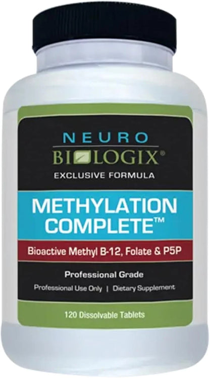 Neuro biologix Methylation Complete B12 Methylcobalamin, B6, & 5-MTHF for 120 Tablets