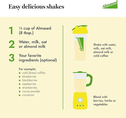 Almased Meal Replacement Shake 17.6 oz (6 Pack)
