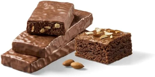 think! Protein Bars with Chicory Root for Fiber, Digestive Support, Gluten Free with Whey Protein Isolate, Chocolate Almon...