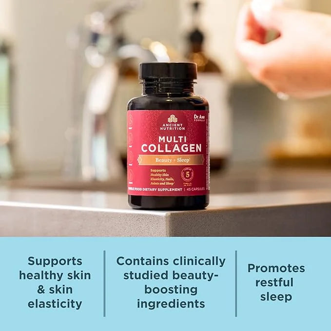 Ancient Nutrition Collagen Pills for Hair, 90 Ct,