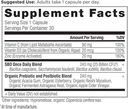 Probiotics for Immune Support by Ancient 30Ct for 25 Billion