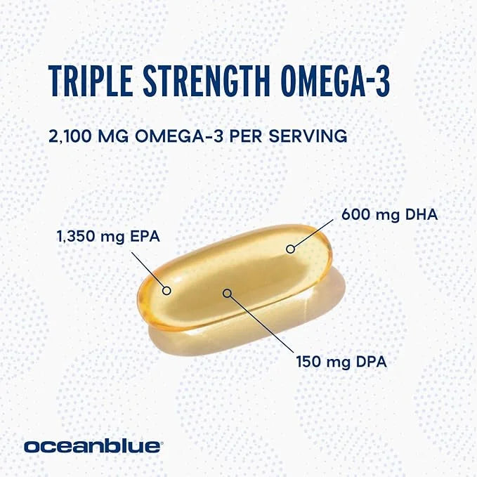 Oceanblue Professional Omega-3 2100 – 120 2 Pack (120 Servings)