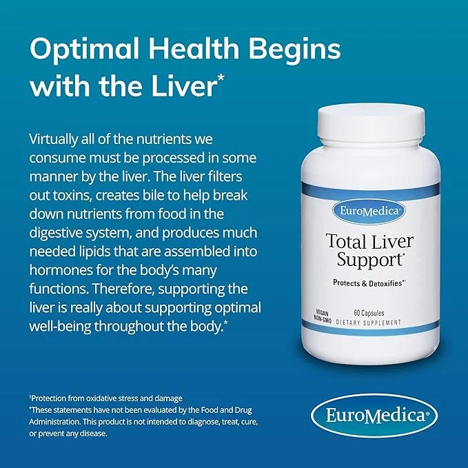 Euromedica Total Liver Support 60 Capsules 60 Servings