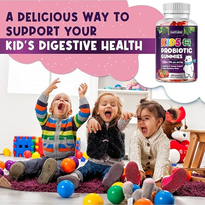 Built by Nature Kids Probiotic Gummies 6 Diverse 60 Gummies