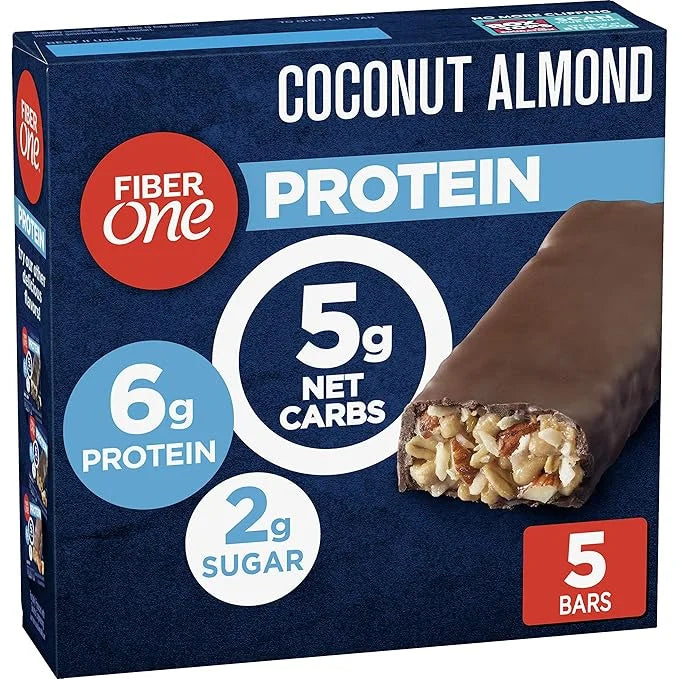 Fiber One Protein Chewy Bars, Coconut Almond, 5 ct. - Product Image