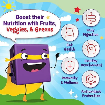 FORCE FACTOR Kids Superfood Super Chews, 2-Month Supply, 60 Soft