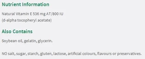 Jamieson Vitamin E 800 IU, 50