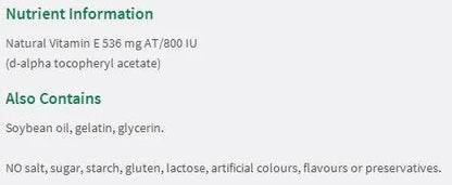 Jamieson Vitamin E 800 IU, 50