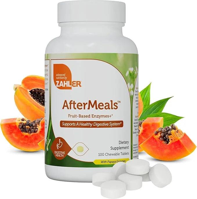 Zahler AfterMeals Digestive Enzymes for Digestion Health (100 Tablets)