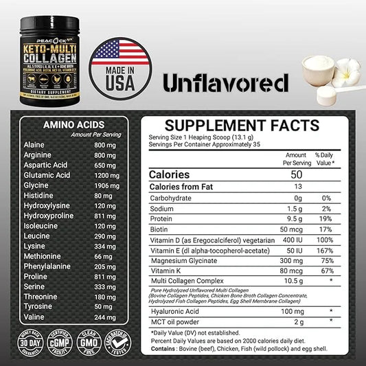 Keto Multi Collagen 5 Types 32.4 oz 2))