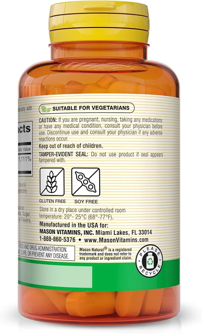 MASON NATURAL Vitamin C 1,000 mg 100 Tablets 3)