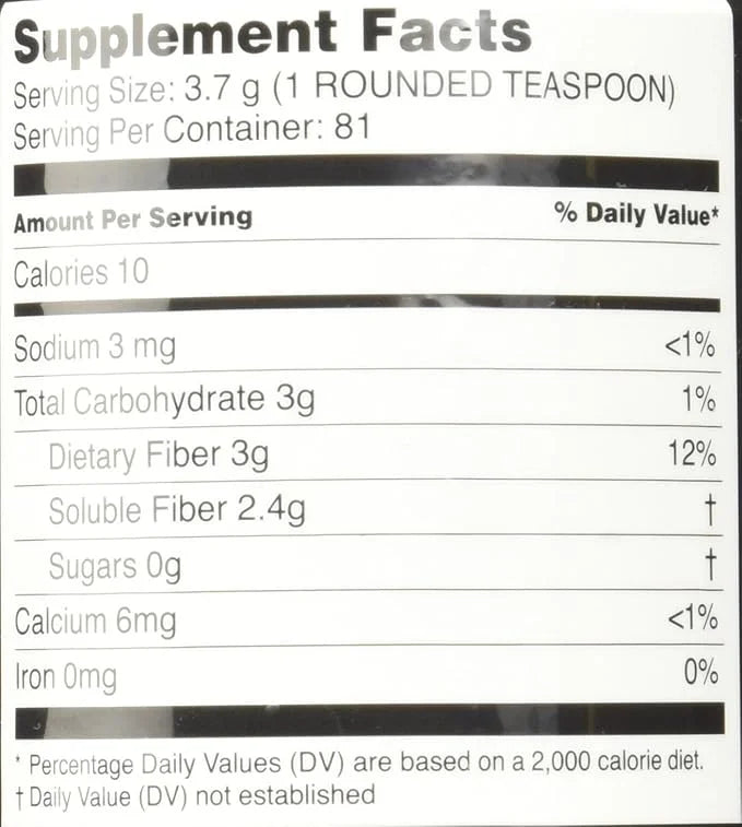 Dietary Fiber Supplement 10.6 Ounce, Dietary