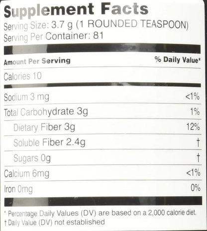 Dietary Fiber Supplement 10.6 Ounce, Dietary