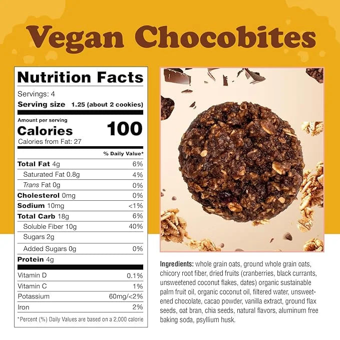 Alyssa’s Vegan Chocobites ⎸ Gluten Free Cookies, Healthy Snacks from The Bakery ⎸ Dairy Free, Sugar Free, Low Carb, Keto P...