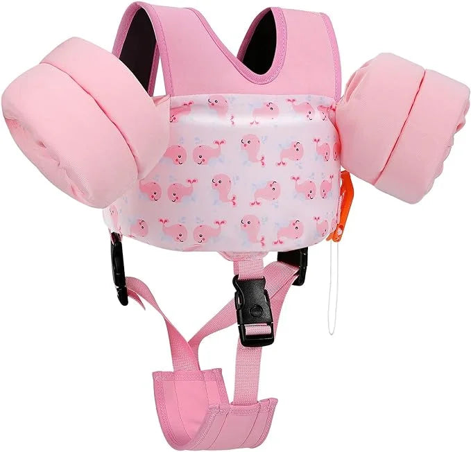 Moko Toddler Swim Vest for Kids, 20-50 lbs/22-66 lbs Clearance Swim Arm Band Cartoon Swimming Wings Pool Float Vests Sleev...