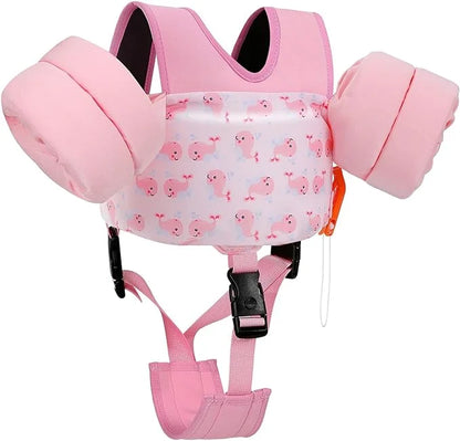 Moko Toddler Swim Vest for Kids, 20-50 lbs/22-66 lbs Clearance Swim Arm Band Cartoon Swimming Wings Pool Float Vests Sleev...