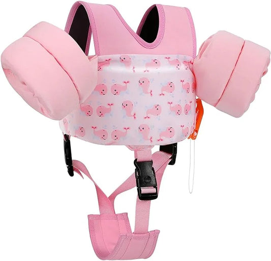 Moko Toddler Swim Vest for Kids, 20-50 lbs/22-66 lbs Clearance Swim Arm Band Cartoon Swimming Wings Pool Float Vests Sleev...