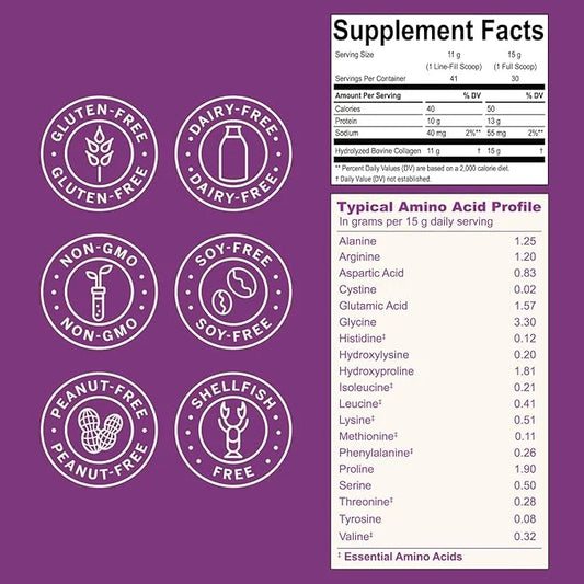 Live Conscious Collagen Peptides Powder 16oz