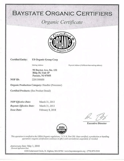 US Organic Macadamia Nut Oil Unrefined Virgin, Certified Organic, Pure & Natural, Cold Pressed, Sourced in Kenya, in Amber...