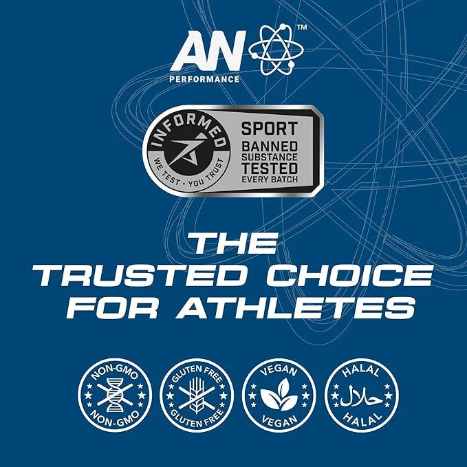 AN Performance Creatine + Peptide | Unflavored | 5g Creatine Monohydrate, 2.4g PeptiStrong | Gluten-Free, Low Carb, Low Fa...