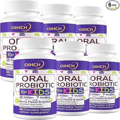 Kids' Advanced Oral Probiotics Chewables, Oral K12 M18- M18- Complete 360 Tablets, 8 Billion
