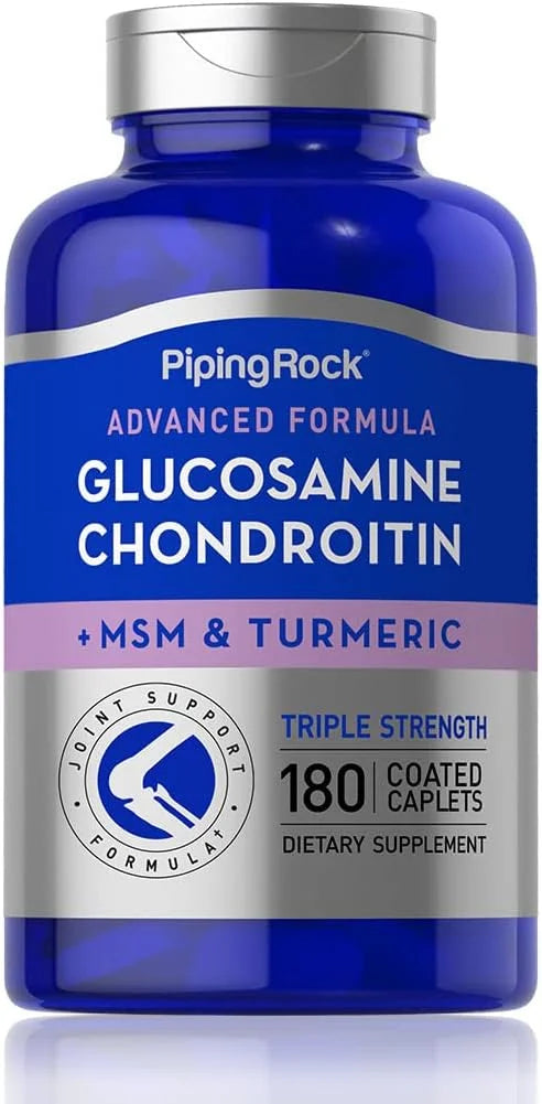 Piping Rock Glucosamine Chondroitin with Turmeric 180 Caplets