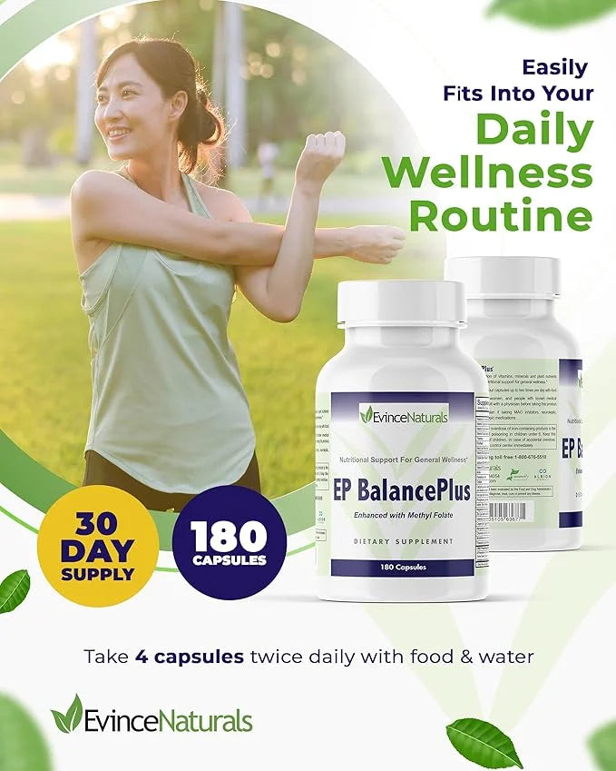 EP BalancePlus Multivitamin for Adults - Multivitamin for Men & Women with Vitamins and Minerals - Methyl Folate & Amino A...