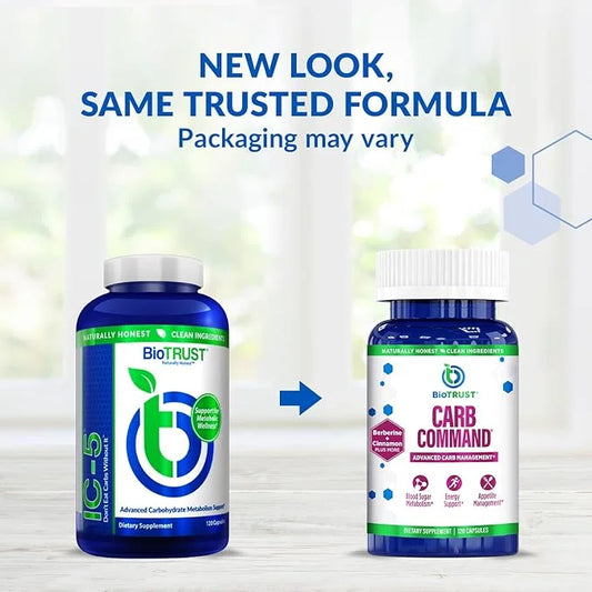 BioTrust Carb Command - Carb Management Supplement, Metabolic Support for Ketosis, Supports Keto, Low Carb and Paleo Lifes...