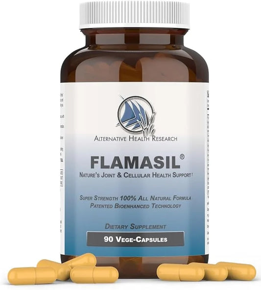 Flamasil™- for Healthy Inflammation Response* | Multi-Herbal Pain Reliever* and Joint Aid | Bio-Enhanced Turmeric, Boswell...