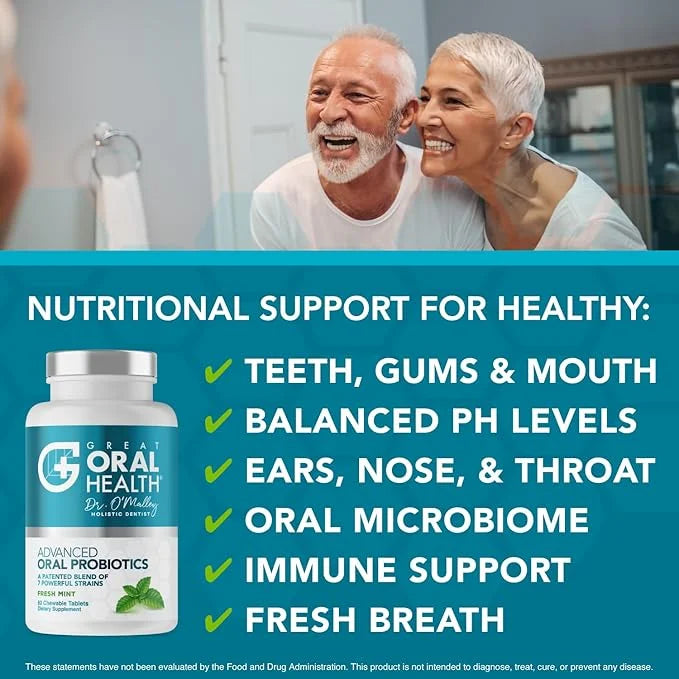 Oral Probiotics for Mouth Bad Breath Treatment for Adults: Dentist Formulated BLIS K12 M18 Advanced Oral Probiotics for Te...