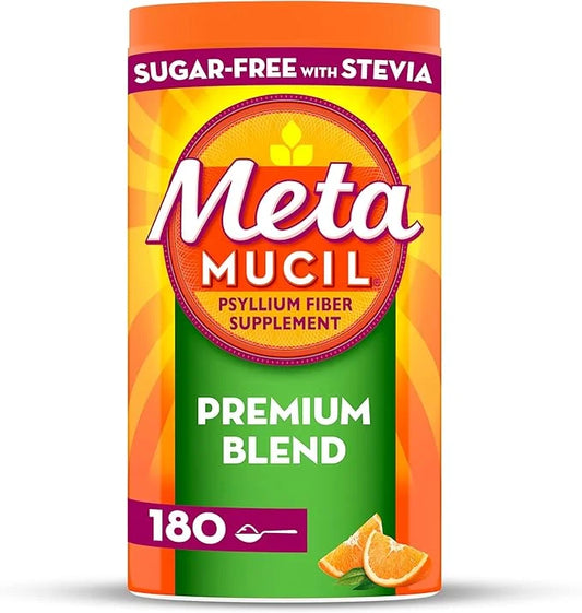 Metamucil Premium Blend, 4-in-1 Fiber Supplement 180 teaspoons