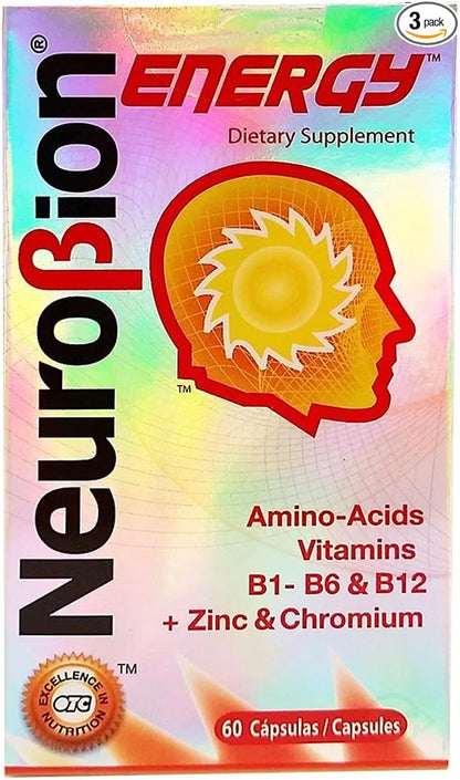 Neurobion, Energy Amino Acids, 60 Count 3)