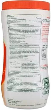 Citrucel Powder Orange Flavor Fiber Therapy 30 ounce 3)